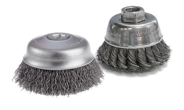 AB310-C60539 Cup Brush 4 Knot .020 1 Row Carbon
