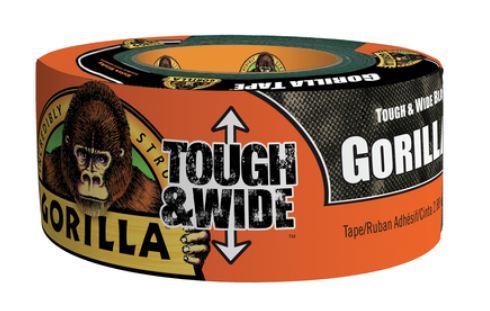 GLGT-6003002 GORILLA TAPE BLACK 30 YD- 9 PCS