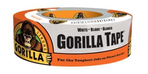 GLGT-6010001 GORILLA TAPE WHITE 10 YD- 6 PCS