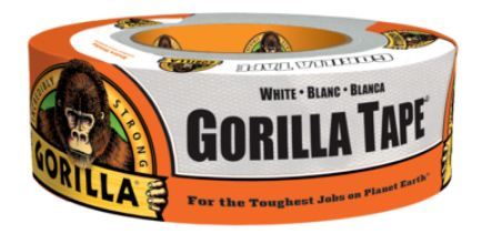 GLGT-6025001 GORILLA TAPE WHITE 30 YD-6 PCS