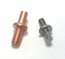 CD6215-1000-3 .215 X 1 W(1/4-20 X 1/2) CD COLLAR STUD ALUM.