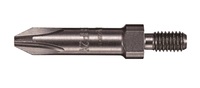 Phillips #2 10-32 Threaded Bit x 1-1/2" Extra Hard