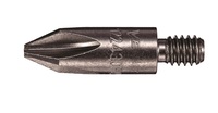 Phillips #2 12-24 Threaded Bit x 1-3/16"