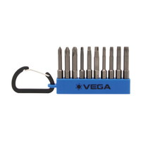 Phillips + Square + Torx Carabiner Set - 10pc