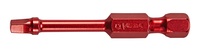 Square #2 Power Bit x 2" Red