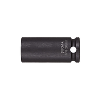 DTS-038M-09M-L12 3/8 Sq Dr 9mm 12pt Impact Socket Long Length