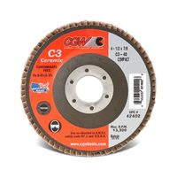 AB050-C42602 Flap Disc 5x7/8 C3 Cmpct Cer Reg 40G