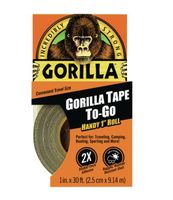 GLGT-6100101 GORILLA TAPE TO-GO BLACK- 6 PCS