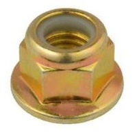 NT20-038-16ZYFG 3/8-16 NYLON FLANGE LOCK NUT ZN YW GRADE G(8)