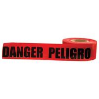 SF50-ERB13753 Barricade Tape Danger 3" x 1000'. Bilingual.