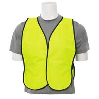 S19 Non-ANSI Tight Weave Safety Vest, Hi Viz Lime, OS.