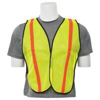 S18R Non-ANSI Reflective Safety Vest, Hi Viz Lime, OS.