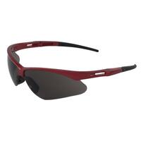 SF10-ERB15334 Octane Red Frame, Gray lens. Lanyard included.