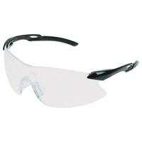 SF10-ERB15426 Strikers Black temples, Clear Anti-fog lens.