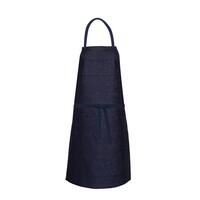 F4 Denim Shop Apron, 100% cotton denim. 36" L x 24" W.