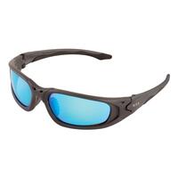 Exile Gray frame, Blue Mirror lenses, Retail Ready.