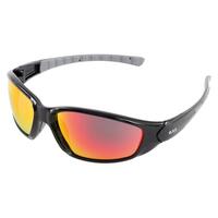 Ammo Sport Black frame, Red Mirror lenses, Retail Ready.