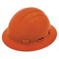 Americana Full Brim with Accessory Slots and 4-Point Slide-Lock Suspension, Orange.