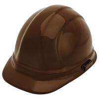 Omega II Cap with 6-Point Mega Ratchet Suspension, Brown.