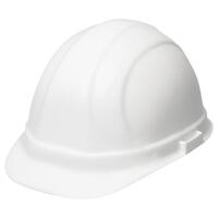 Omega II Cap with 6-Point Mega Ratchet Suspension, White.