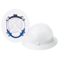 Americana360 Full Brim Type II with 4 Point Mega Ratchet Suspension, White.