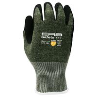 SF00-ERB22322 A7A-120 Republic ANSI A7 Cut Resistant Aramid Sandy Nitrile Coated, Olive, LG.