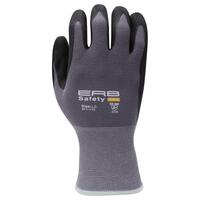 SF00-ERB22822 211-113 15 Gauge Nylon/Spandex Premium Nitrile Engineered Micro-Foam Coated, Gray, SM.