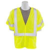S620 Type R, Class 3 Break-Away Safety Vest, Hi Viz Lime, MD.