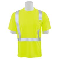 SF20-ERB61677 9006S Type R, Class 2 Birdseye Mesh Short Sleeve T-Shirt, Hi Viz Orange, MD.