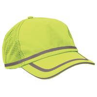 S108 ANSI Class Headwear Ball Cap , Hi Viz Lime, OS.