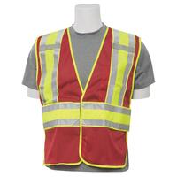 S530 Non-ANSI Expandable Safety Vest, Red, MD/LG.