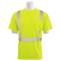 9006SEG Type R, Class 2 Birdseye Mesh Short Sleeve T-Shirt with Segmented Tape, Hi Viz Orange, MD.