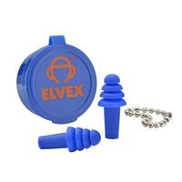 Quattro Reusable Ear Plug, with Case & Chain, NSN# 6515-01-492-0456, SNR 34, NRR 27dB.