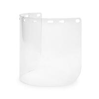 FS-15P Clear Polycarbonate Face Shield, 8" x 15.5" x .04", Flat.