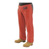 ProChaps Apron Style, 1000 Denier, Water Resistant, Orange, Length 36" from Waist.
