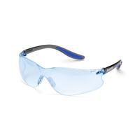 Xenon Ice Blue HC/PC Lens, Black Temples/Blue Tips.