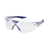 Avion Clear HC/PC Lens, Blue Temples, Slim Fit.