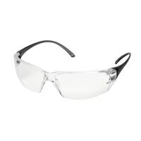 SF10-ERBSG-59C Helium 18  Clear Hard Coat PC lens, Gray ErgoFit Temples.