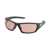 RimFire 50% VLT Copper Blue Blocker AF/PC Lens, Matte Black Frame/Soft Black Temples.