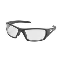 RimFire Clear HC/PC Lens, Matte Black Frame/Soft Black Temples.