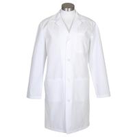 L2 Men's Lab Coat White, SM.