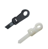 7.9" 50# CABLE TIE #10 MOUNT NYLON BLACK UV STAB