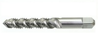 6-32, Spiral Flute Taps, High Speed Steel, Bright, Plug